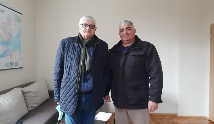 Петър Кънев проведе среща с кмета на село Равнец