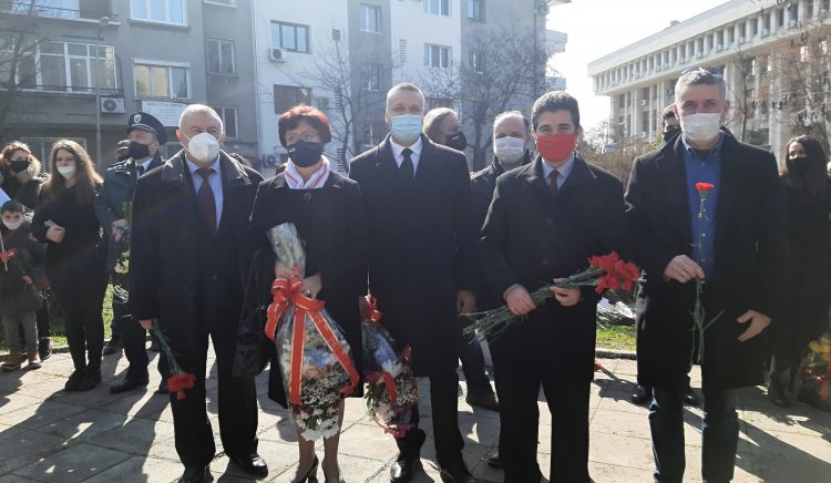 БСП – Бургас почете Националния празник на България – 3-ти март