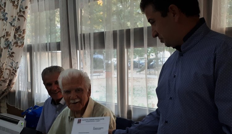 НС на БСП поздрави другаря Димитър Герджиков за 100-годишния му юбилей